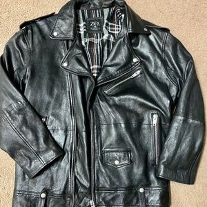 Zara lamb leather jacket
